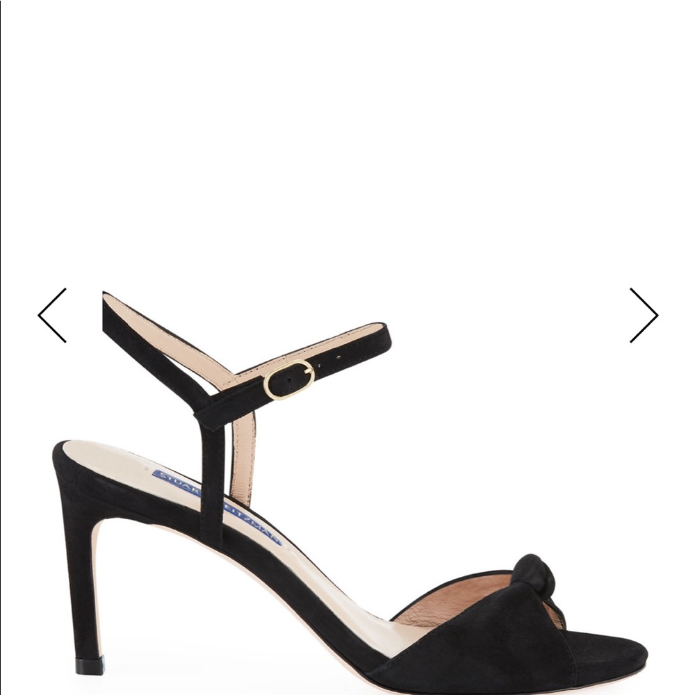 NWT🌸 Stuart Weitzman Gloria Knotted Suede Sandals - Picture 5 of 8